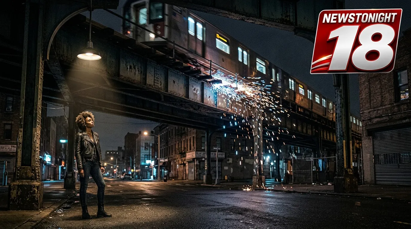 Under the el